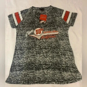 Barrett Jackson Women's Vintage BurnoutClassic 50thCelebTshirt Rhinestone XL NWT